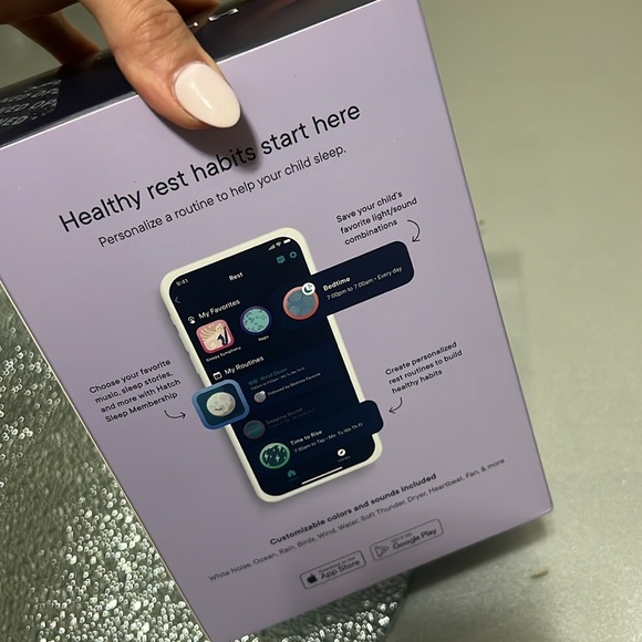 Hatch Rest Baby Sound Machine, Night Light | 2nd Gen | - Picture 3 of 3